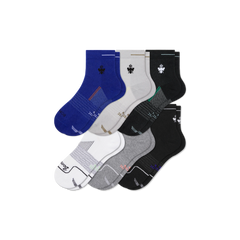 Men's Run Quarter Sock 6-Pack