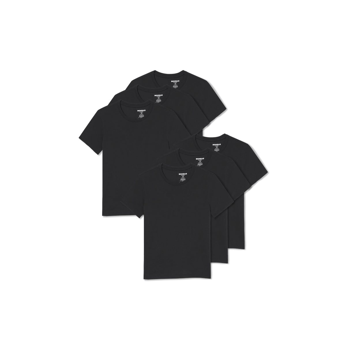 Women's Pima Cotton Slim Crew Neck T-Shirt 6-Pack