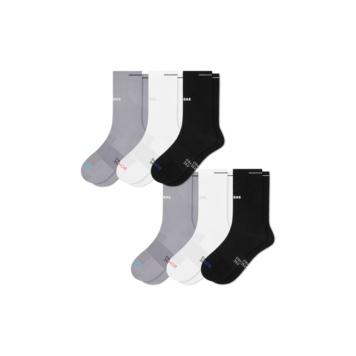 Women's RunPro Half Calf Sock 6-Pack