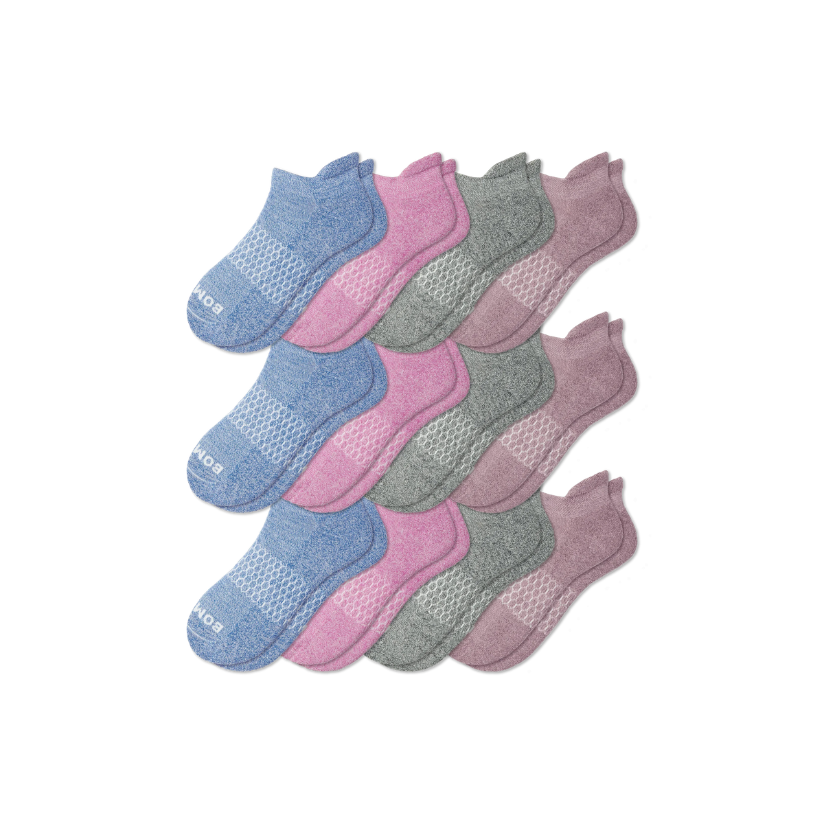 Women's Marl Ankle Sock 12-Pack