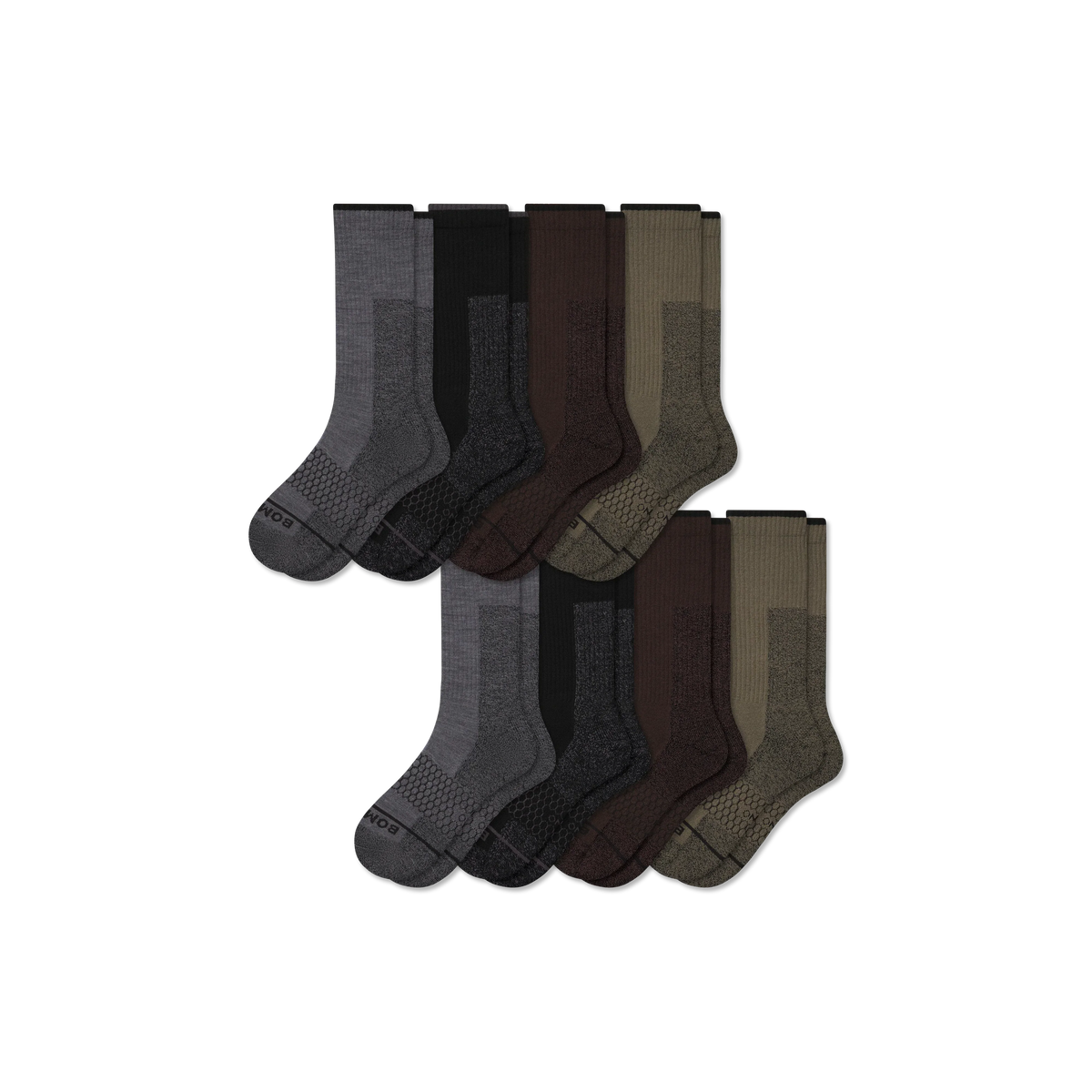 Women's Ultra Strong Merino Blend Calf Sock 8-Pack
