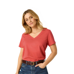 Women's Pima Cotton V-Neck T-Shirt