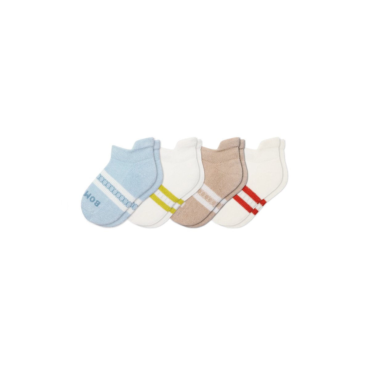 Junior Solids Ankle Sock 4-Pack