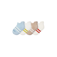 Junior Solids Ankle Sock 4-Pack